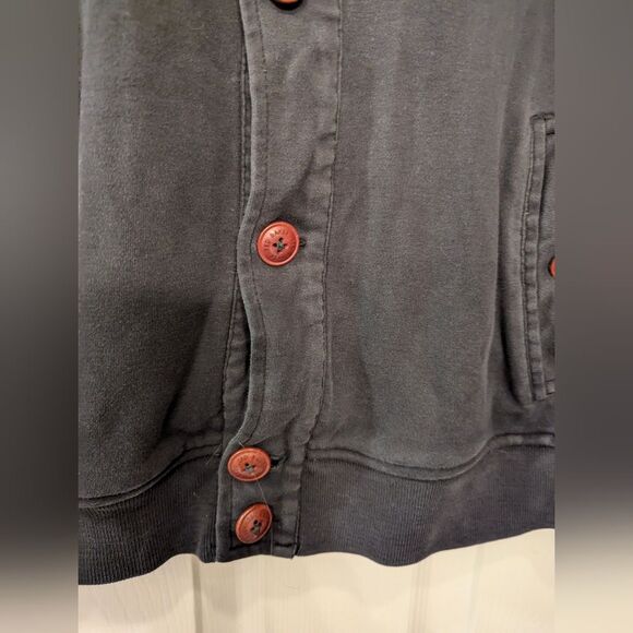 Ted Baker Jacket Mens black Size 5/XL Farfell Shawl Collar button down Cardigan - Picture 5 of 9